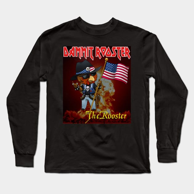 Iron Maiden anyone?! Long Sleeve T-Shirt by dammitrooster